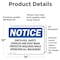 Signmission 10 in Height, 14 in Width, Vinyl Decal, Rectangle OS-2PACK-NS-D-1014-L-15549 - alternate 6